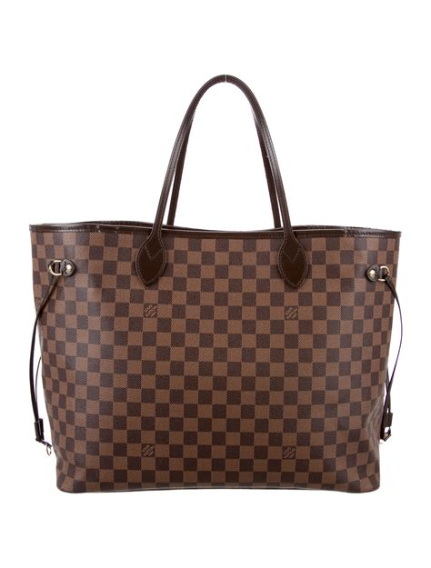 louis vuitton damier ebene canvas neverfull gm|louis vuitton monogram neverfull gm.